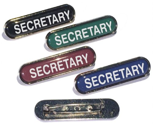 SECRETARY badge